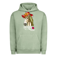 Pigment Oil Green derby day shirt 2022 horse derby party horse racing t shirt Urban Hoodie - linhVisuals