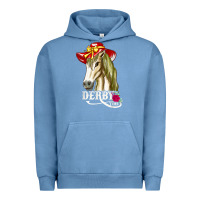 Pigment Pebble Blue derby day shirt 2022 horse derby party horse racing t shirt Urban Hoodie - linhVisuals