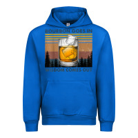 Cobalt bourbon goes in wisdom comes out vintage t shirt Urban Hoodie - linhVisuals