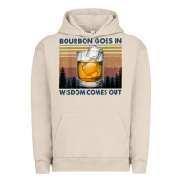 Pigment French Oak bourbon goes in wisdom comes out vintage t shirt Urban Hoodie - linhVisuals