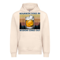 Sandshell bourbon goes in wisdom comes out vintage t shirt Urban Hoodie - linhVisuals