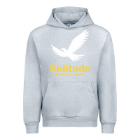 Heather Grey Solitude Mountain Resort Urban Hoodie - linhVisuals