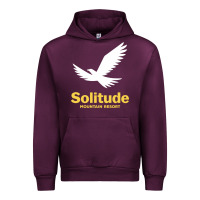 Mauve Wine Solitude Mountain Resort Urban Hoodie - linhVisuals
