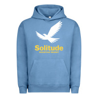 Pigment Pebble Blue Solitude Mountain Resort Urban Hoodie - linhVisuals