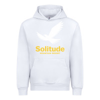 White Solitude Mountain Resort Urban Hoodie - linhVisuals