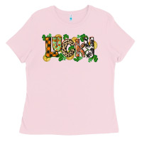 Bubblegum Pink Western lucky St. Patrick's Day Ladies Tee - CowGirlArtShop