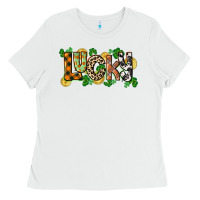 White Western lucky St. Patrick's Day Ladies Tee - CowGirlArtShop