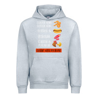 Heather Grey chicken wing chicken wing hotdog and bologna shirt t shirt Urban Hoodie - linhVisuals