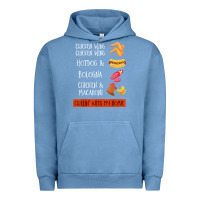 Pigment Pebble Blue chicken wing chicken wing hotdog and bologna shirt t shirt Urban Hoodie - linhVisuals