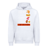 White chicken wing chicken wing hotdog and bologna shirt t shirt Urban Hoodie - linhVisuals