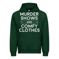 Forest Green crime shows shirt, murder shows and comfy clothes t shirt Urban Hoodie - linhVisuals