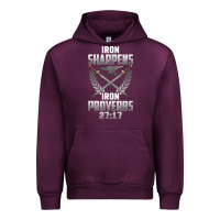Mauve Wine iron sharpens iron quote proverbs 2717 christian cool gift t shirt Urban Hoodie - linhVisuals