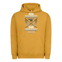 Pigment Peanut Butter iron sharpens iron quote proverbs 2717 christian cool gift t shirt Urban Hoodie - linhVisuals