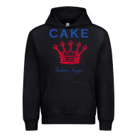 Black Cake Fashion Nugget Urban Hoodie - linhVisuals