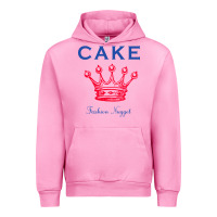 Fuchsia Pink Cake Fashion Nugget Urban Hoodie - linhVisuals