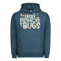 Pigment Midnight Navy funny bug tshirt, insect lover shirt, bug collector t shirt Urban Hoodie - linhVisuals