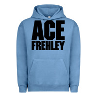 Pigment Pebble Blue the-ace-frehley-trouble-walkin-cool Urban Hoodie - linhVisuals