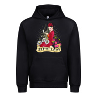 Black doctor who rockabilly missy time lady baker t shirt Urban Hoodie - linhVisuals