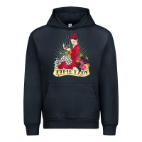 Navy doctor who rockabilly missy time lady baker t shirt Urban Hoodie - linhVisuals
