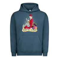 Pigment Midnight Navy doctor who rockabilly missy time lady baker t shirt Urban Hoodie - linhVisuals
