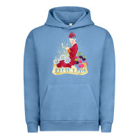 Pigment Pebble Blue doctor who rockabilly missy time lady baker t shirt Urban Hoodie - linhVisuals