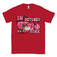 Red in october we wear pink Classic Tee - CowGirlArtShop