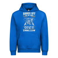 Cobalt mens hands off of my rod bass fishing fisherman t shirt Urban Hoodie - linhVisuals