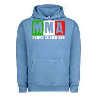 Pigment Pebble Blue mexican martial arts combat mexico fighter themed pullover hoodie Urban Hoodie - linhVisuals