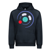 Navy minimalist game cube controller throwback retro gamer t shirt Urban Hoodie - linhVisuals