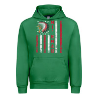 Emerald mi’kmaq tribe native american flag mi’kmaq heritage related t shir Urban Hoodie - linhVisuals
