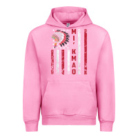 Fuchsia Pink mi’kmaq tribe native american flag mi’kmaq heritage related t shir Urban Hoodie - linhVisuals