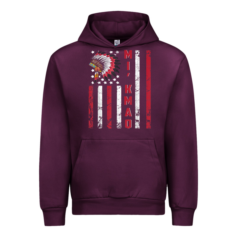 Mi’kmaq Tribe Native American Flag Mi’kmaq Heritage Related T Shir Urban Hoodie by linhVisuals | Teevron