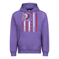 Tulip mi’kmaq tribe native american flag mi’kmaq heritage related t shir Urban Hoodie - linhVisuals