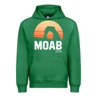 Emerald moab utah arches national park vintage retro outdoor hiking pullover h Urban Hoodie - linhVisuals