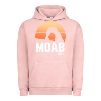 Pigment Salmon moab utah arches national park vintage retro outdoor hiking pullover h Urban Hoodie - linhVisuals