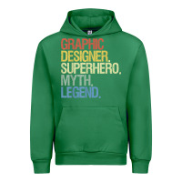 Emerald funny graphic designer t shirt Urban Hoodie - linhVisuals