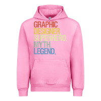 Fuchsia Pink funny graphic designer t shirt Urban Hoodie - linhVisuals