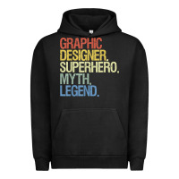 Pigment Black funny graphic designer t shirt Urban Hoodie - linhVisuals