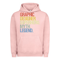 Pigment Salmon funny graphic designer t shirt Urban Hoodie - linhVisuals