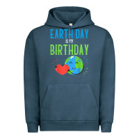 Pigment Midnight Navy earth day is my birthday shirt pro environment party gift t shirt Urban Hoodie - linhVisuals