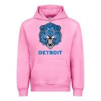 Fuchsia Pink funny vintage lion face head detroit gifts tank top Urban Hoodie - linhVisuals