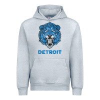Heather Grey funny vintage lion face head detroit gifts tank top Urban Hoodie - linhVisuals