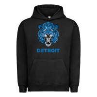Pigment Black funny vintage lion face head detroit gifts tank top Urban Hoodie - linhVisuals