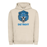 Pigment French Oak funny vintage lion face head detroit gifts tank top Urban Hoodie - linhVisuals