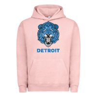 Pigment Salmon funny vintage lion face head detroit gifts tank top Urban Hoodie - linhVisuals