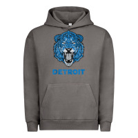 Pigment Tornado funny vintage lion face head detroit gifts tank top Urban Hoodie - linhVisuals