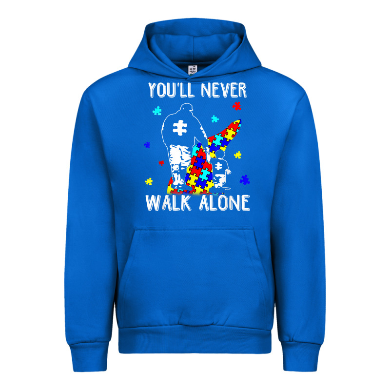 Autism Dad You Will Never Walk Alone Support Autism Son T Shirt Urban Hoodie by linhVisuals | Teevron