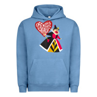 Pigment Pebble Blue alice in wonderland queen of hearts off with their heads tank top Urban Hoodie - linhVisuals