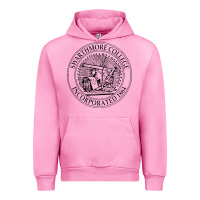 Fuchsia Pink swarthmore college Urban Hoodie - linhVisuals