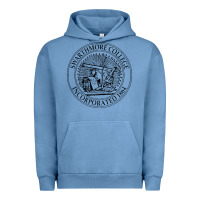 Pigment Pebble Blue swarthmore college Urban Hoodie - linhVisuals